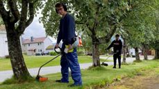 Arbeid ved Hemne kirke