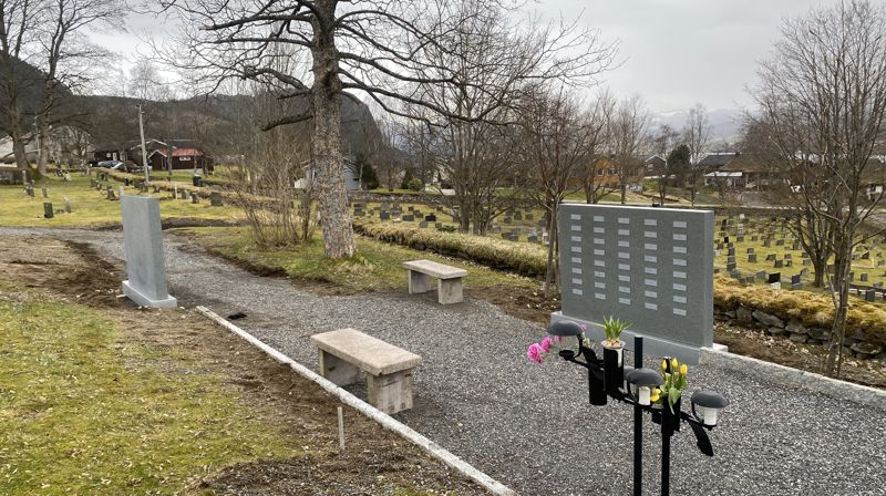 Fra den nye minnelunden. Foto: Gøran Tamminen.