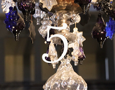 5 Elefanten i lysekronene