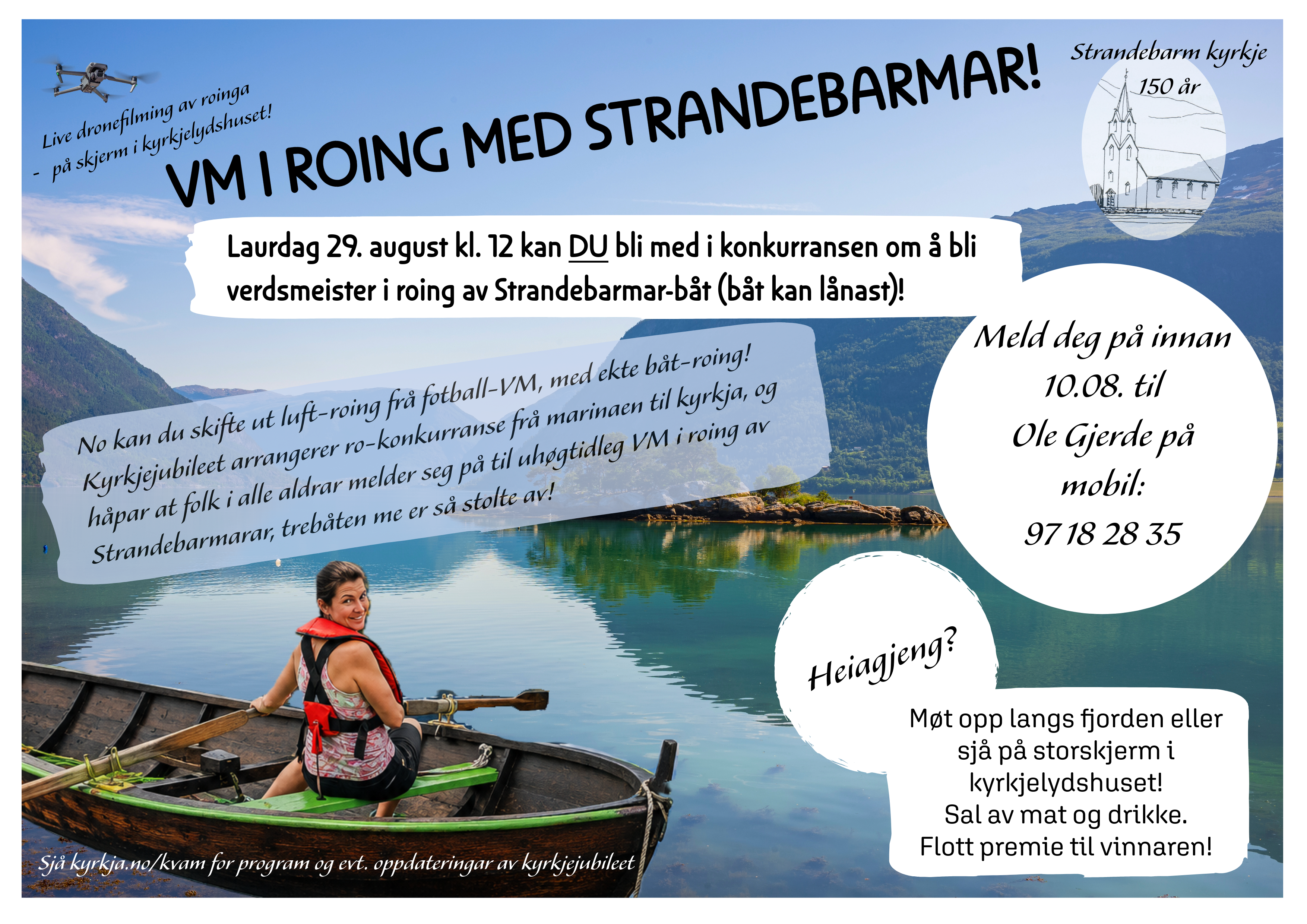 Meld deg på VM i roing!