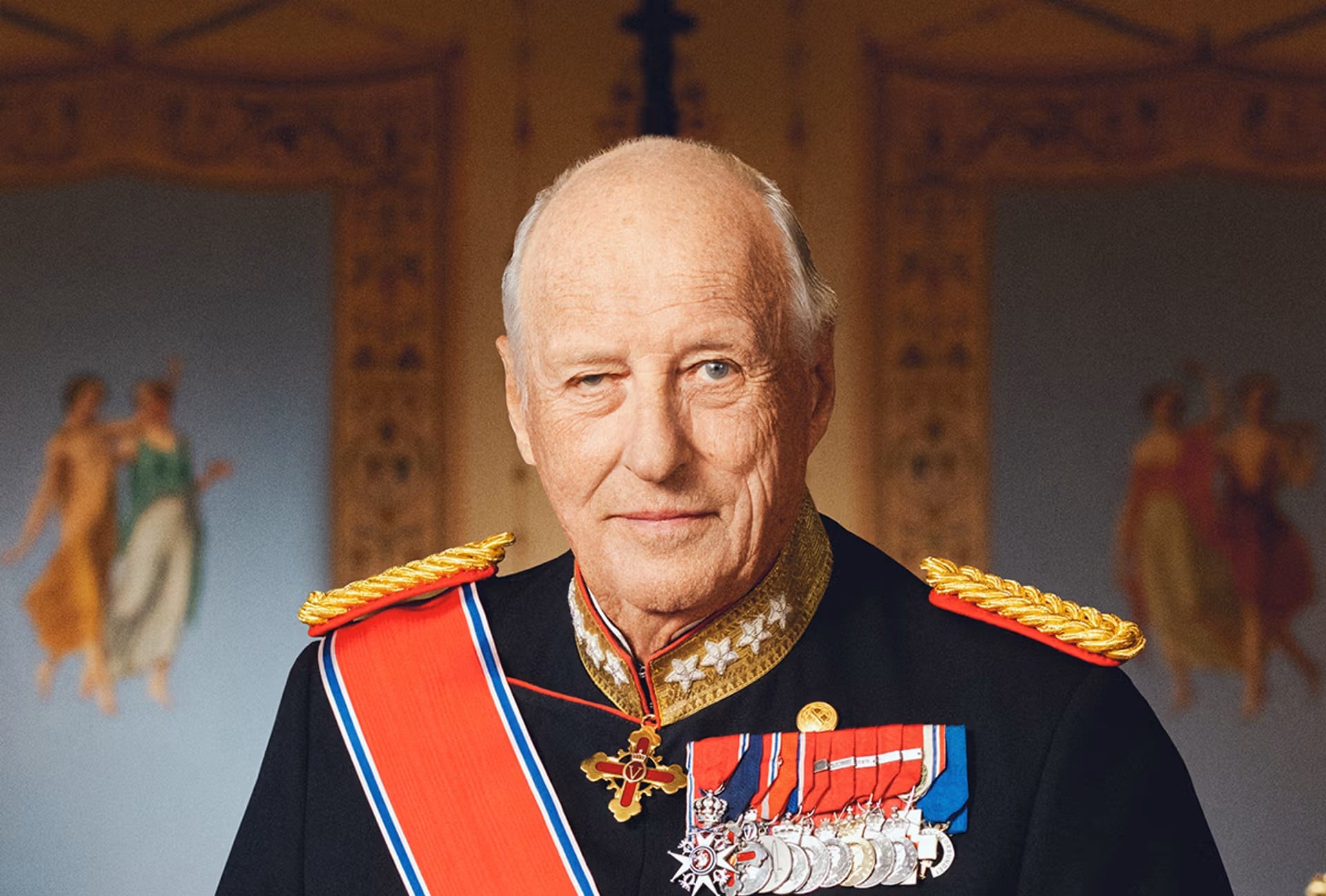 Signe kong Harald V sitt gode minne!