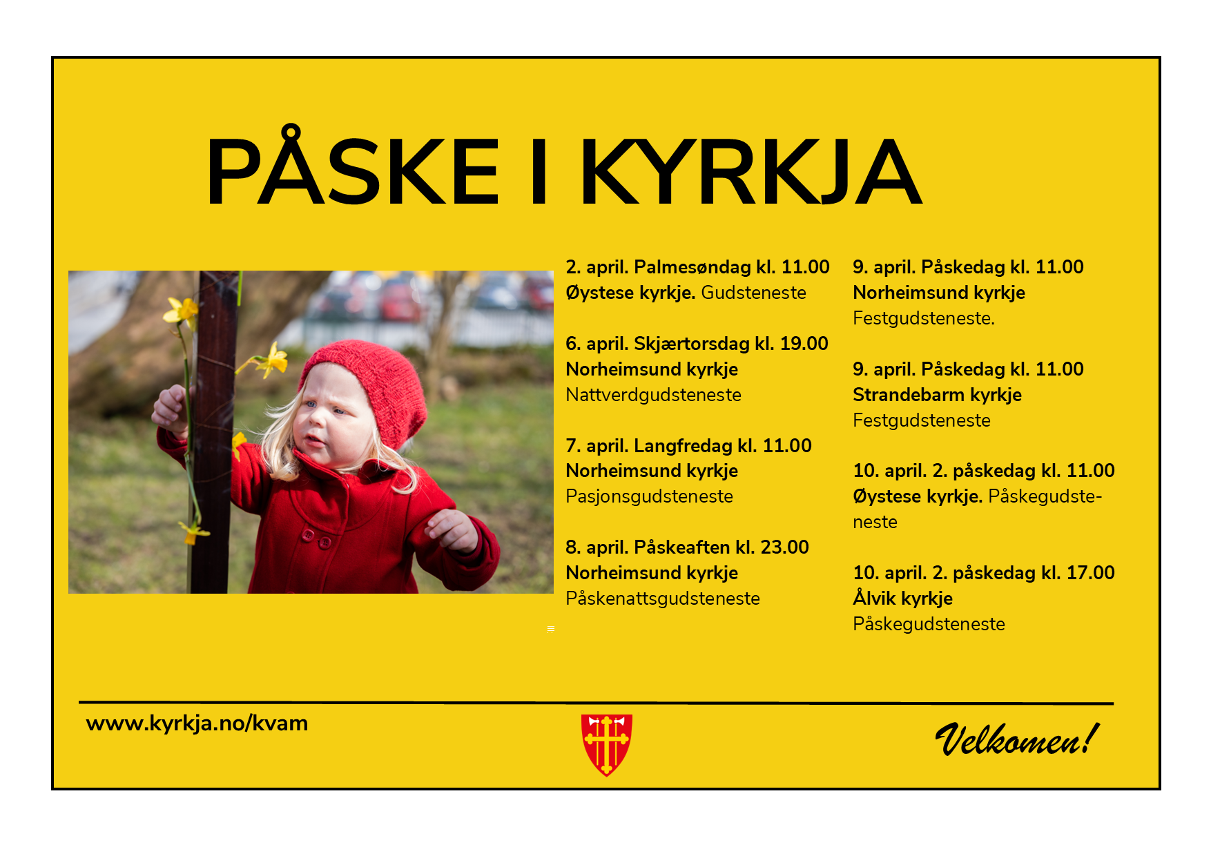 Gudstenester i påska 2023