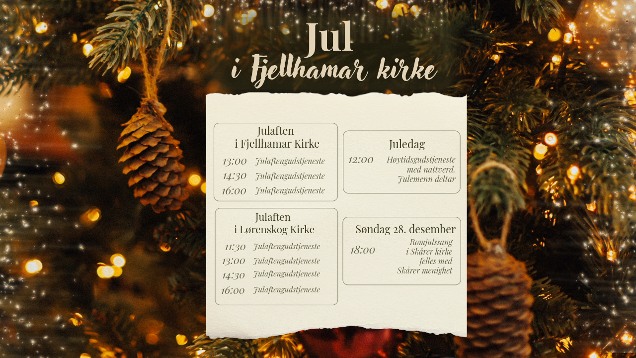 Jul i kirkene våre!