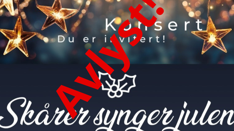 Skårer synge julen inn (konserten er avlyst)