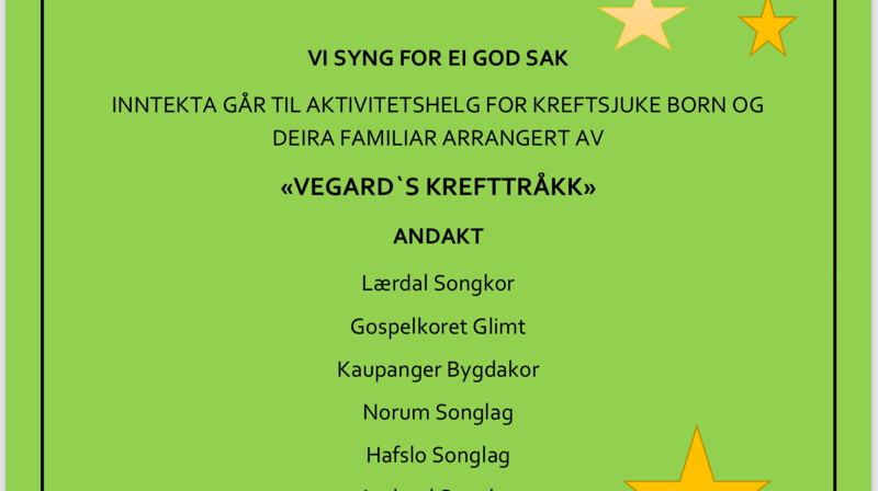 Nyttårskonsert/gudsteneste