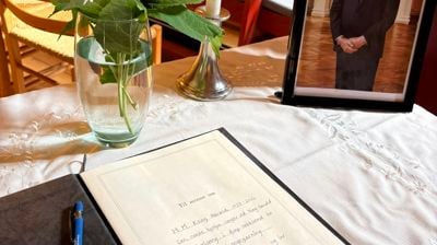 I sorg og takksemd markerer vi H.M. Kong Harald sin bortgang