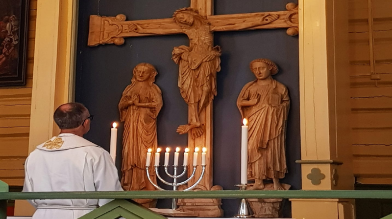 Digital gudstjeneste fra Kjose kirke