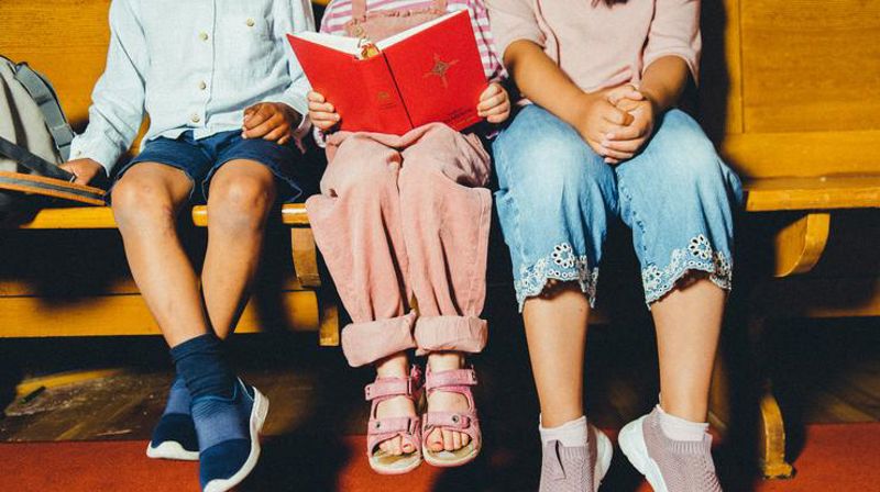 Barn i kirken. Foto: Jonathan Vivaas Kise.