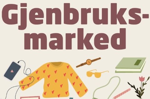 Gjenbruksmarked på KUF-huset