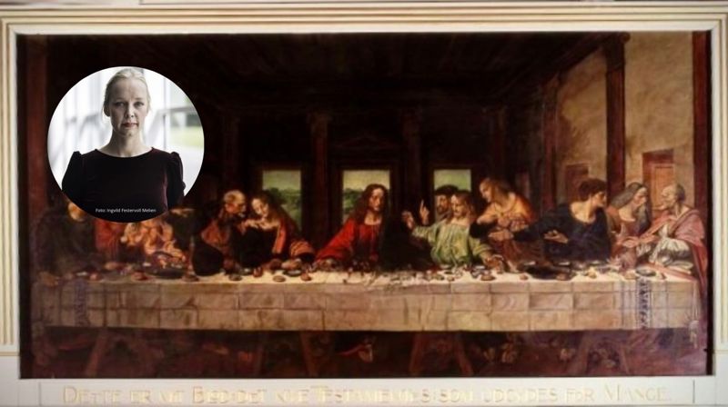 Ditte Marie Bræin synger på musikkgudstjenesten.