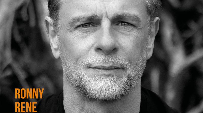 Ronny Rene Raveen. Fra forsiden av boka Blålys og kokain.