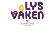 Lys våken-logo og menighetens logo.