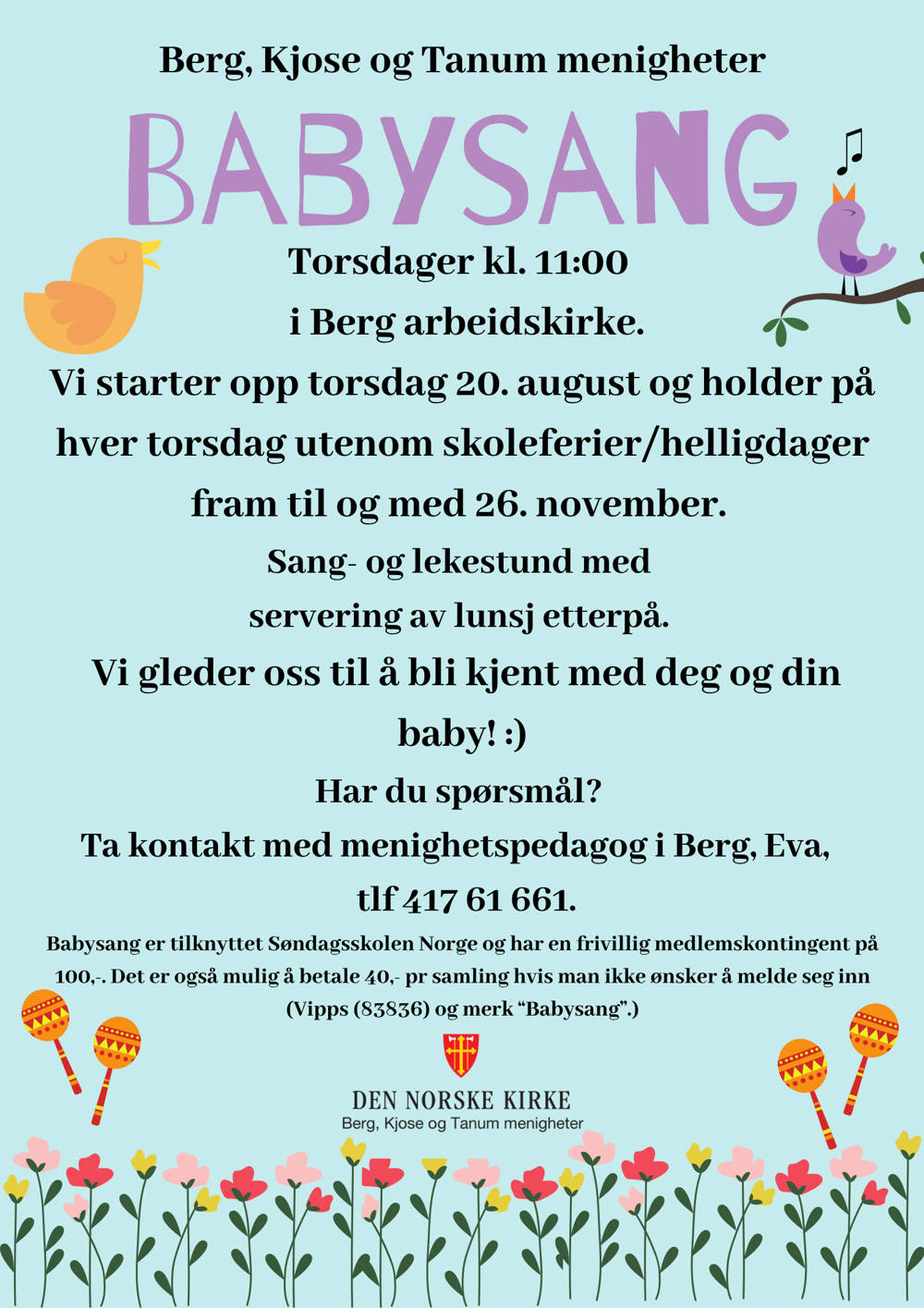 Babysang høst 2026