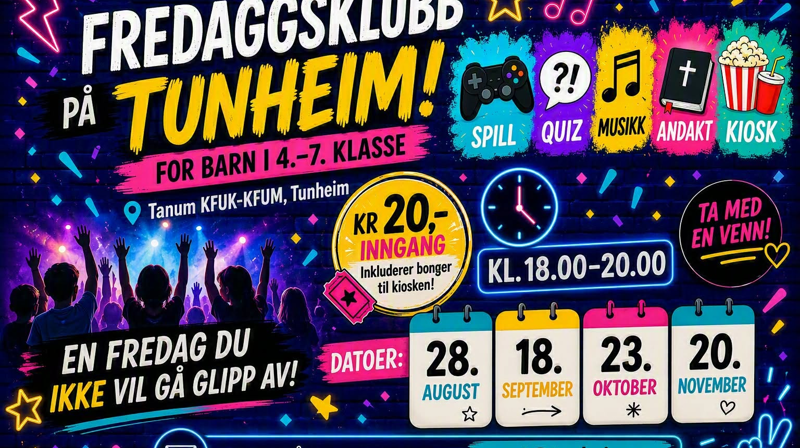 Fredagsklubbplakat