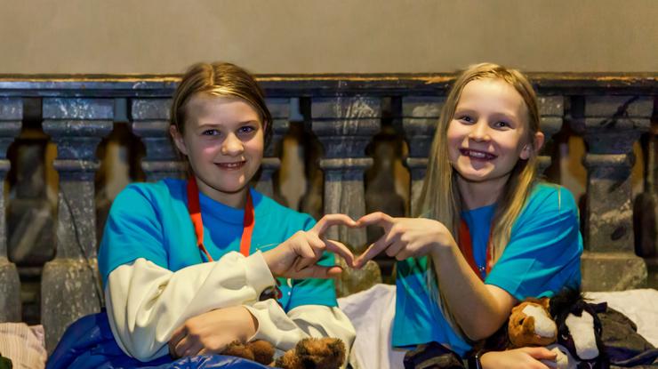 Overnatting i kirken er en del av programmet på Lys Våken. Foto: Den norske kirke/Rianne van den Brink