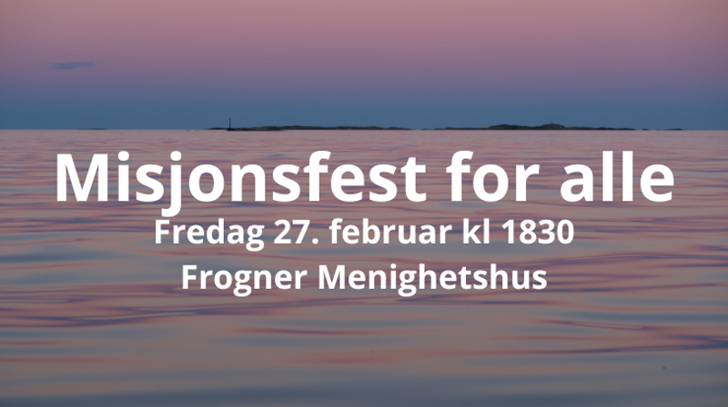 Misjonsfest for alle