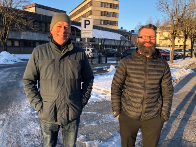 Ole-Jørgen Andersen (t.v.) og Aksel Øhrn (t.h)