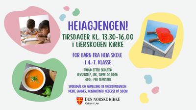 Etter skoletid-tilbud for 4.-7. klasse på Heia skole!