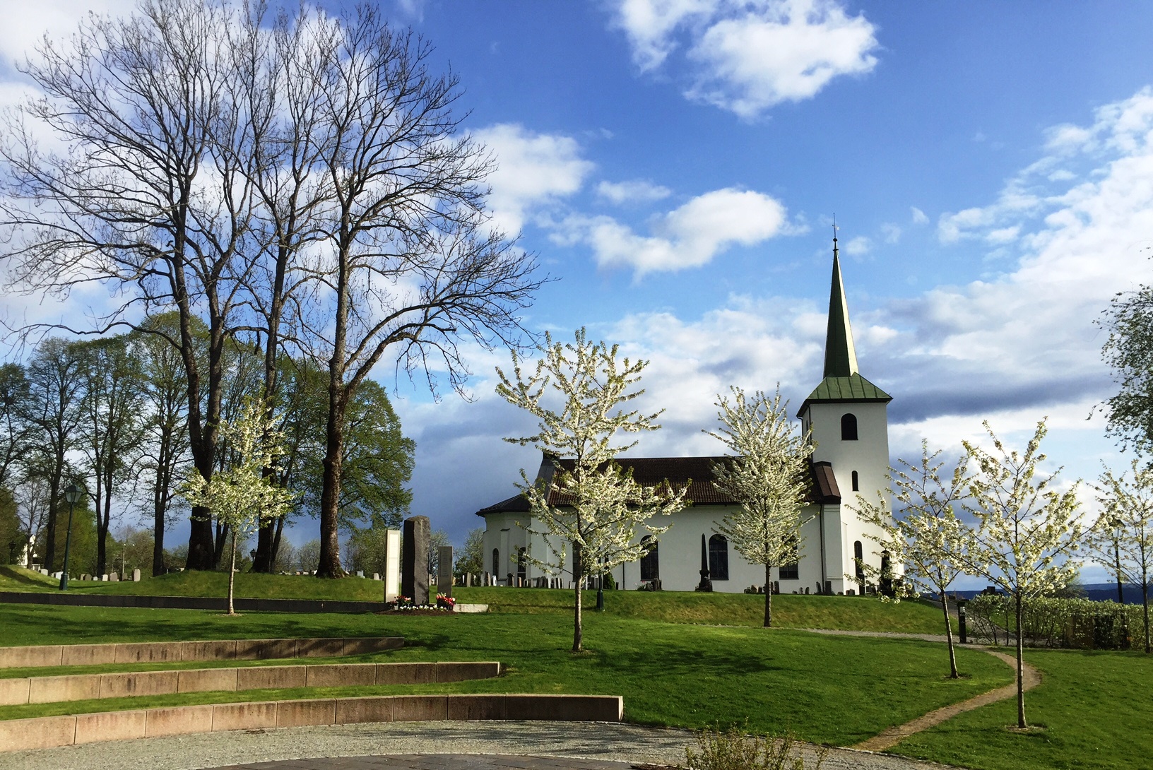 Tranby kirke. Foto: E. Marsøe
