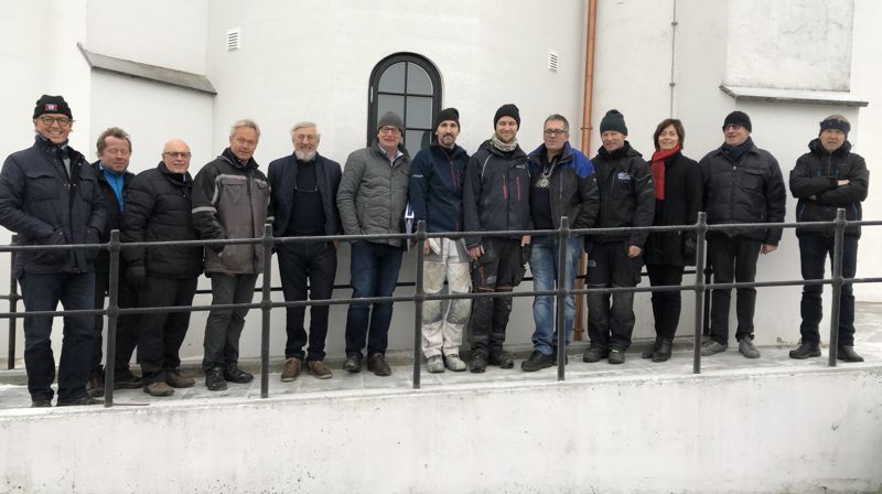 Kranselag på toalettet i Tranby kirke