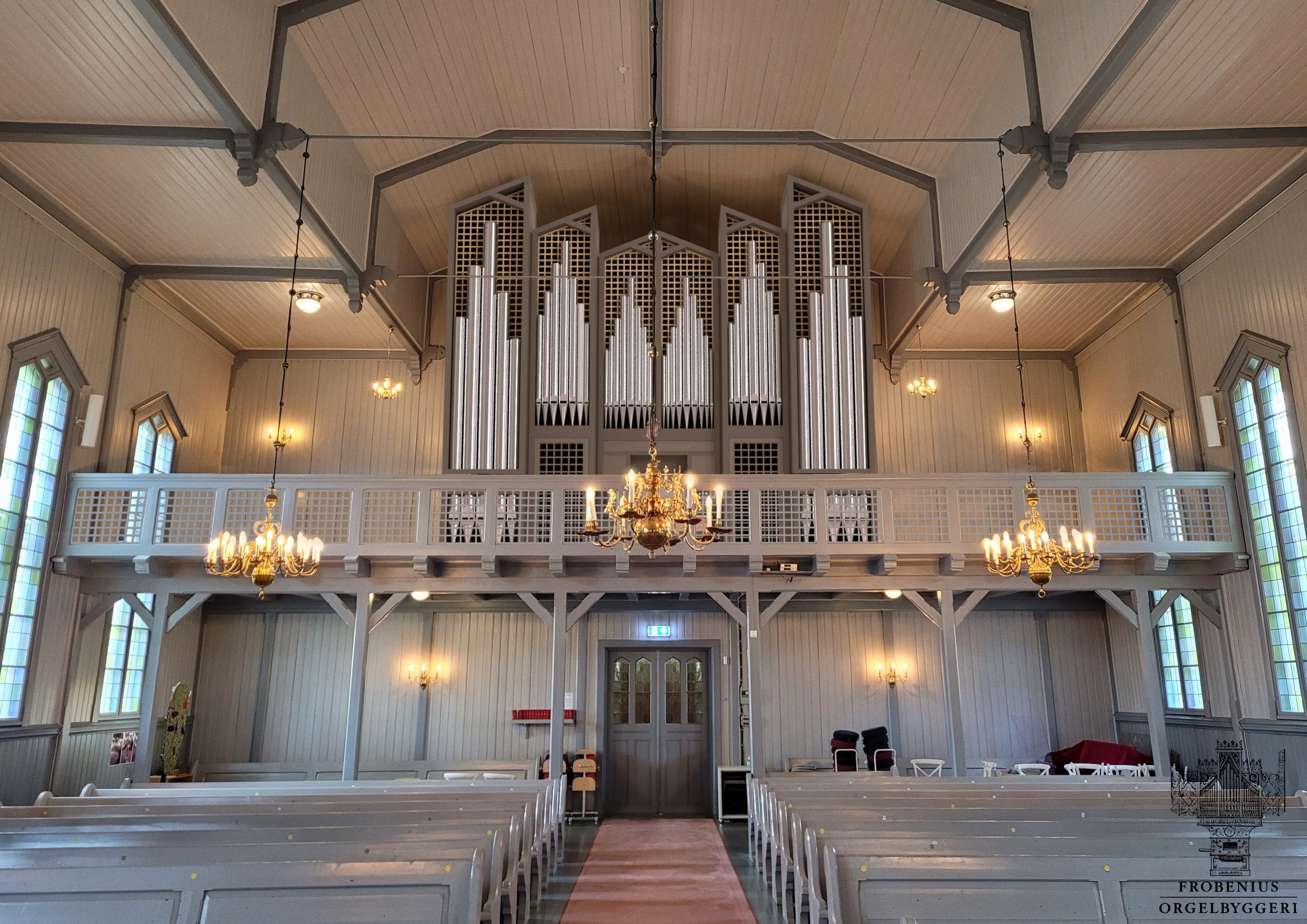 Eksempel på hvordan orgelet kommer til å se ut, ved Frobenius