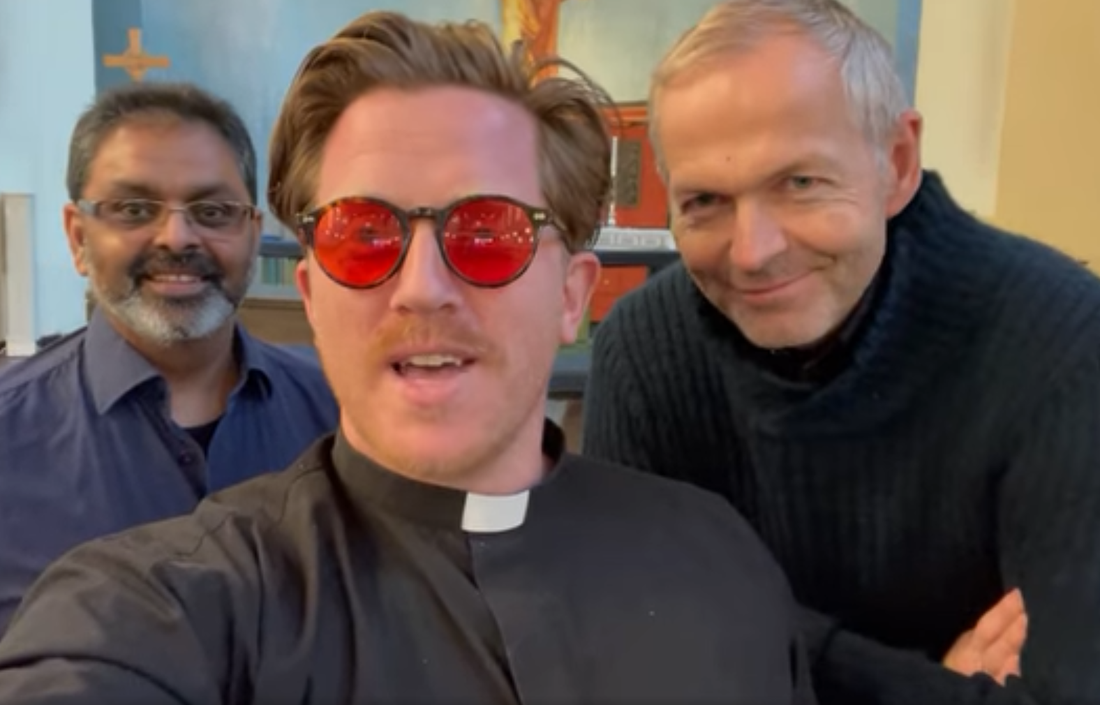 Skjermdump fra Facebook:Fahim Naheem, Nicholas Noble og Hallvard Mosdøl