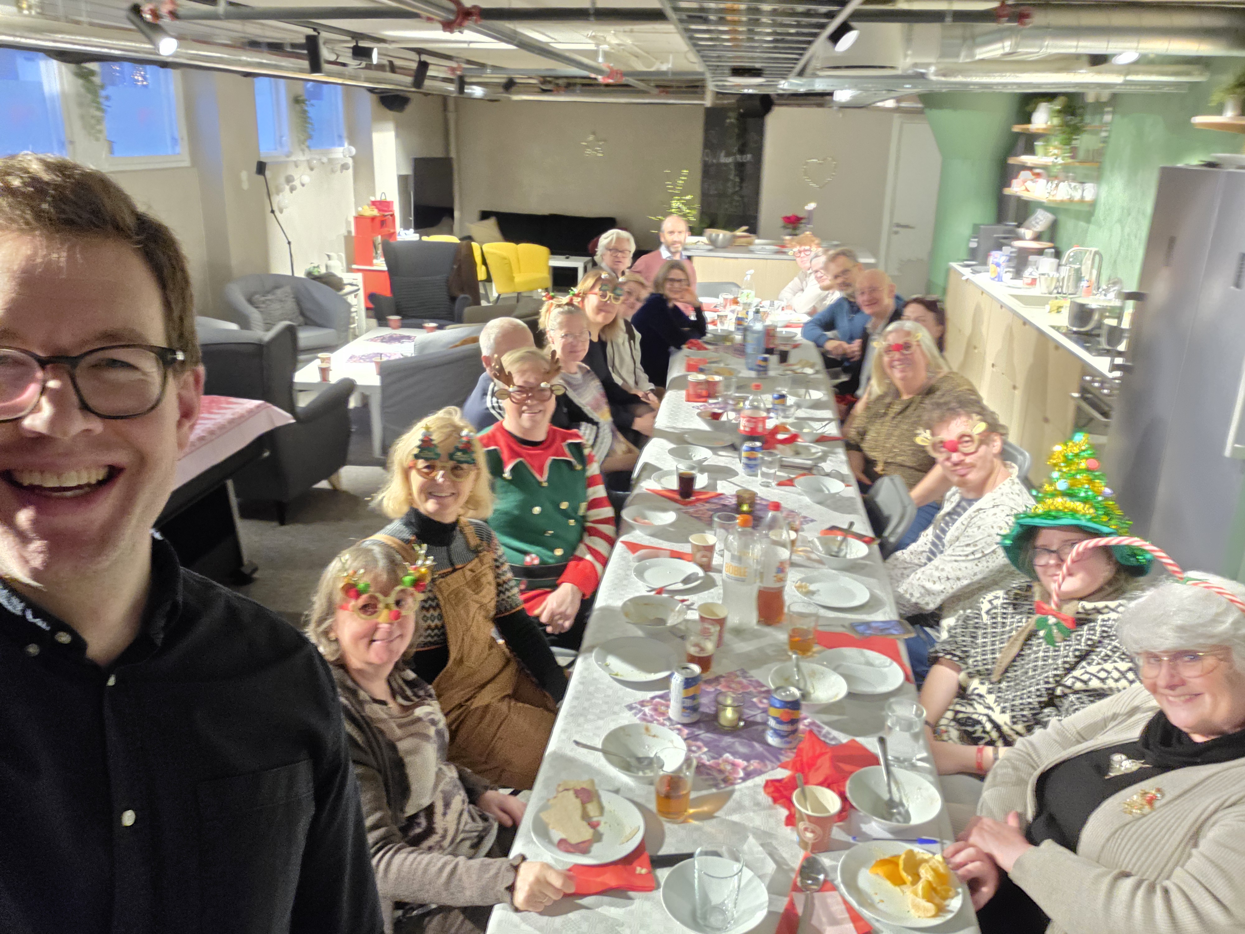 Fra juleavslutning på kirkestua i Frogner