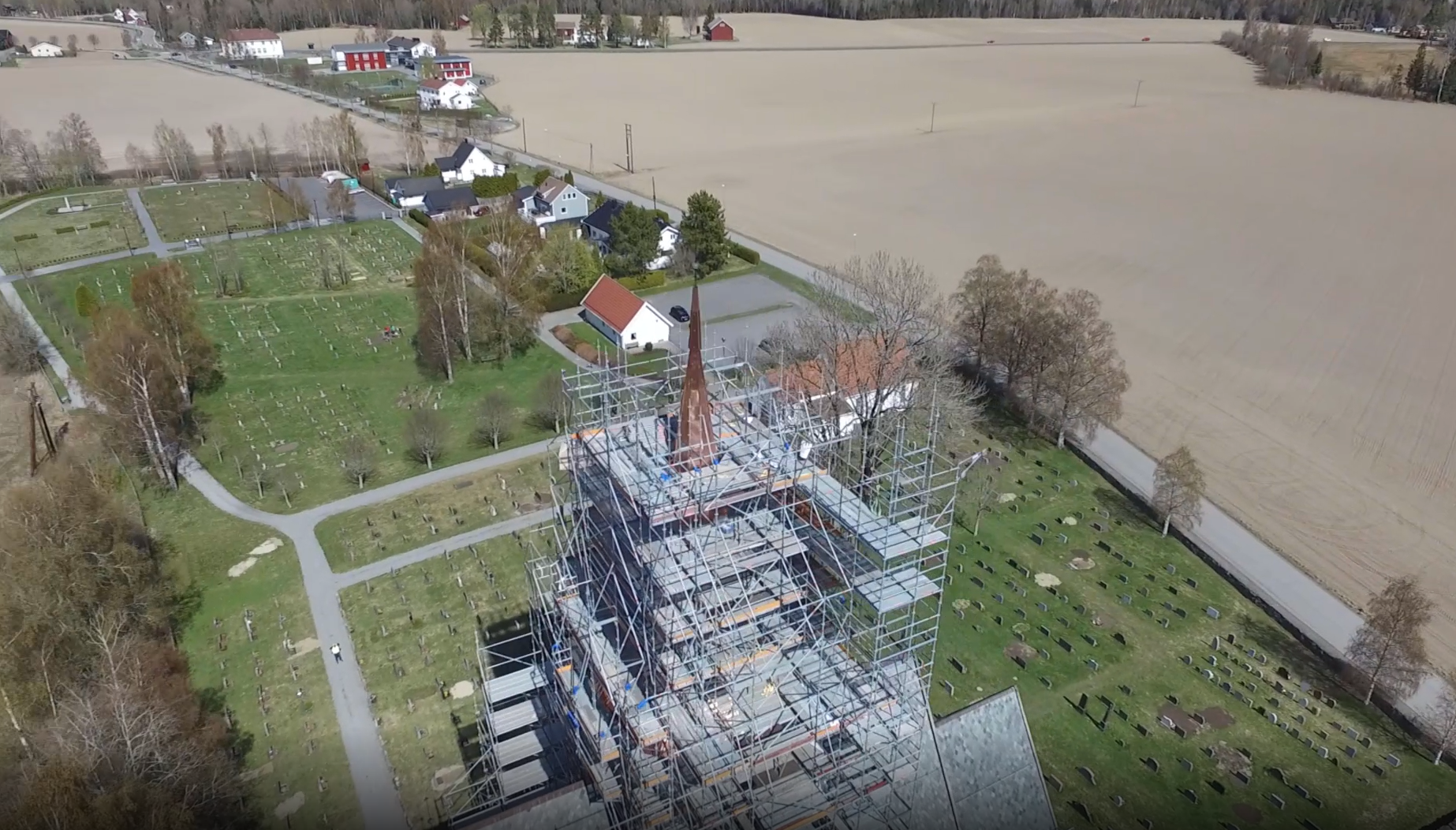 "Nytt" kirketårn i Sørum