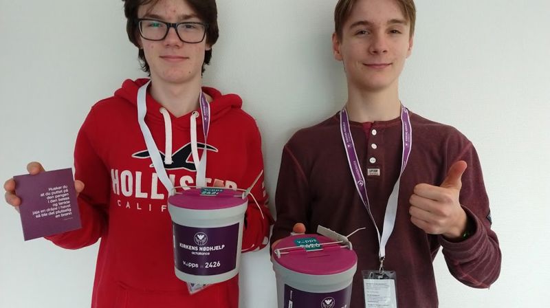 68 846 kr. til Kirkens nødhjelp!