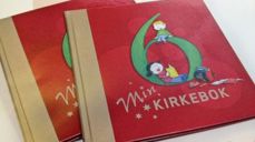 Bilde av to røde bøker med et grønt 6-tall på