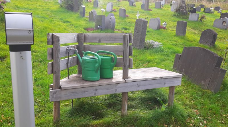 Stenging av vann på kirkegårdene