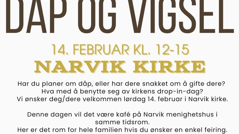 Dropin dåp og vigsel