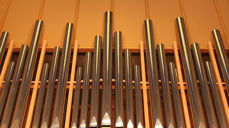 Pipene i kirkeorgelet i Tingnes kirke
