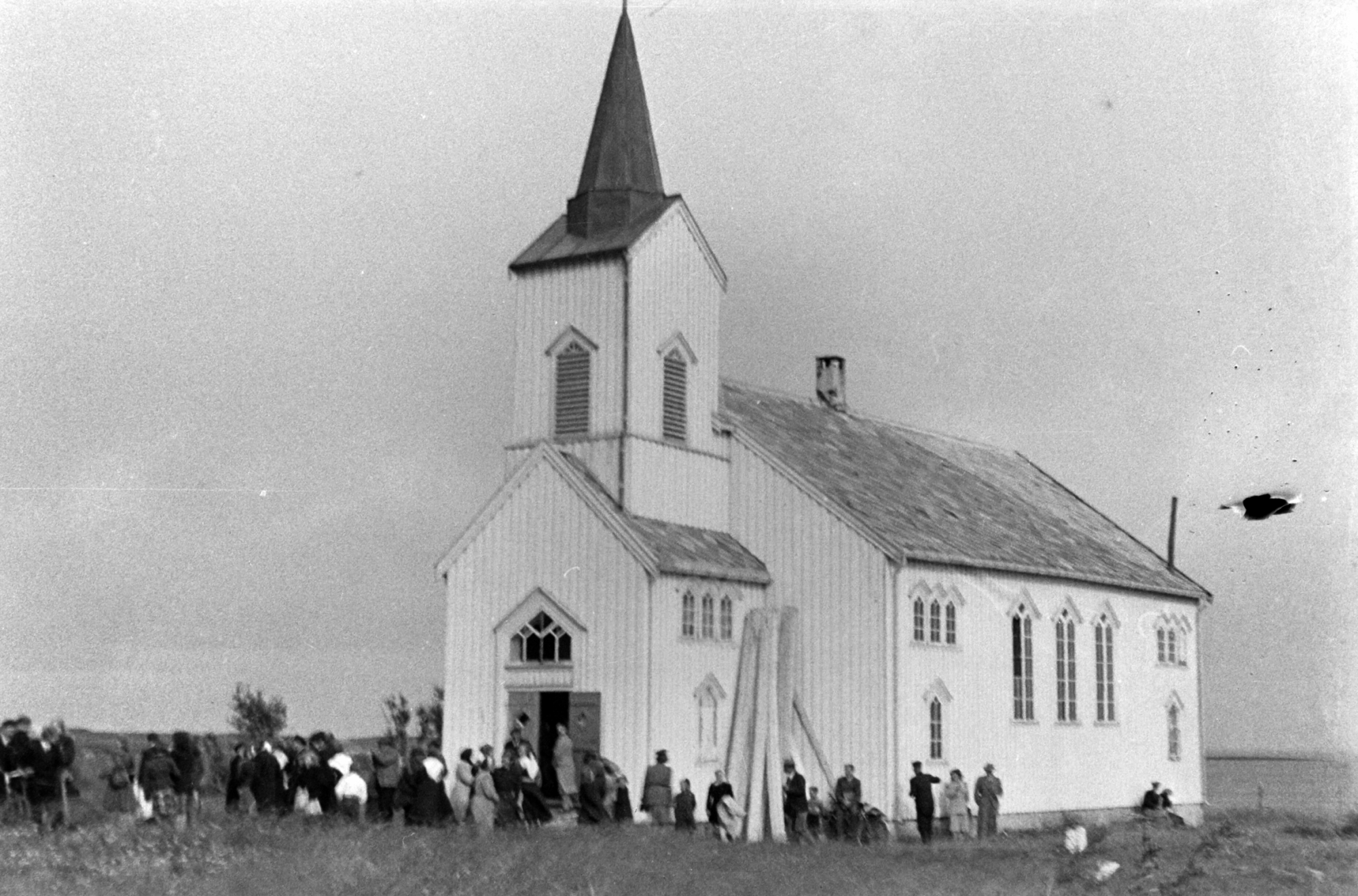 Kistrand kirke. Foto: Skjegstad, Adolf/Anno Domkirkeodden