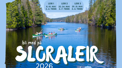 Sloraleir - bli med på vårens beste leir for barn!