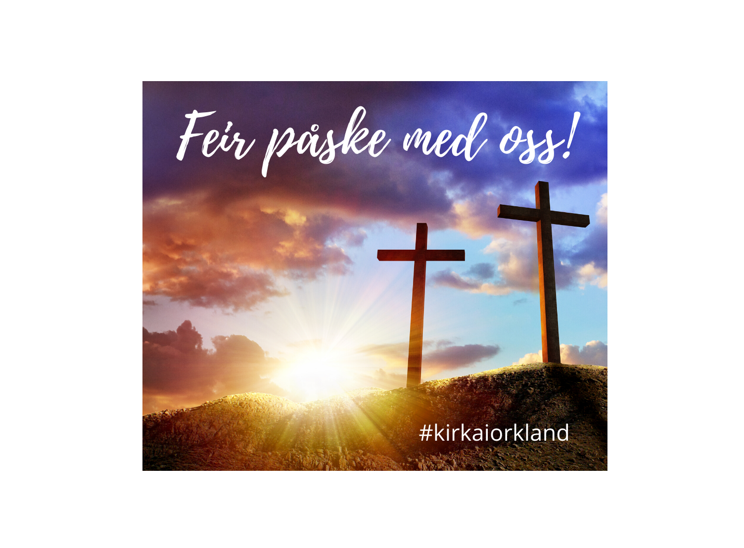 «Digital kirkegang» - Feir påske med oss!