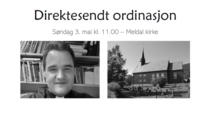 Direktesendt ordinasjon 3. mai
