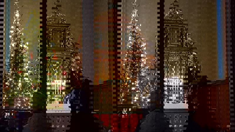 Julaften på Geitastrand