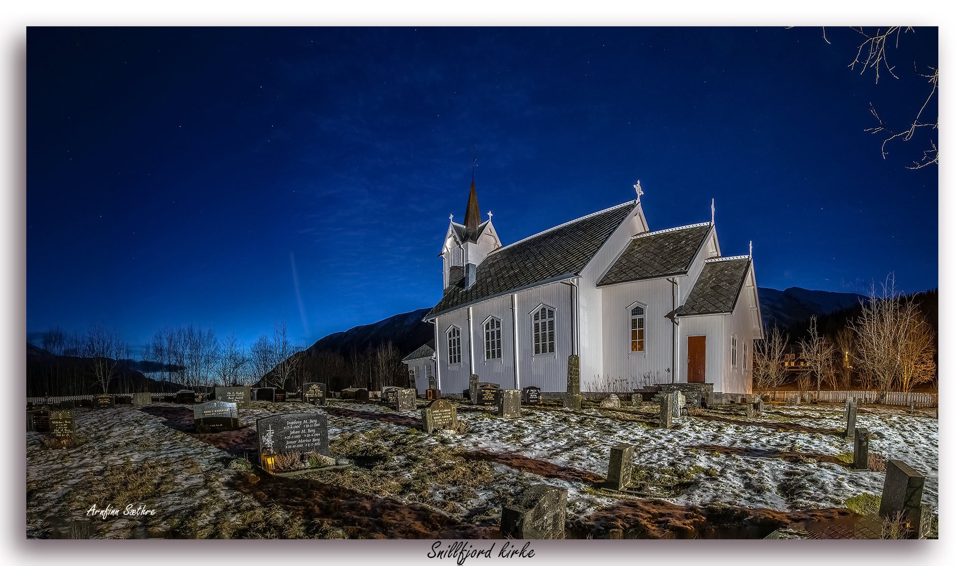 Snillfjord Kirke. Foto: Arnfinn Sæthre
