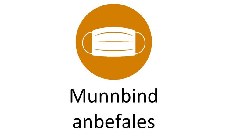 Anbefalt med munnbind i kirkene