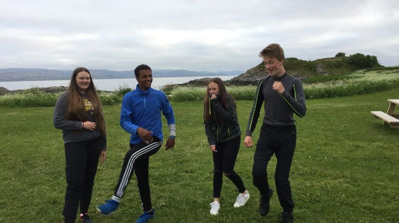 Ungdomslederne. Fra Venstre: Emma, Yared, Mia & Ulrik