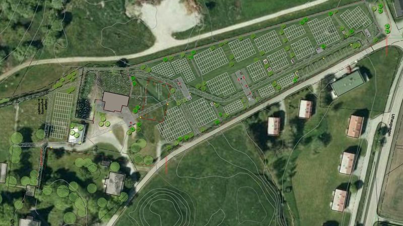 PLANTEGNING NY GRAVPLASS