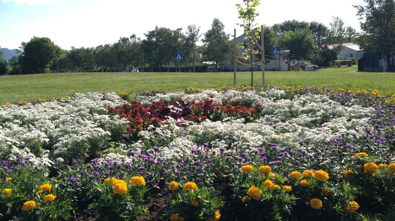 "Lutherhagen" utenfor Ørland kirke. Bildet er tatt 2014.