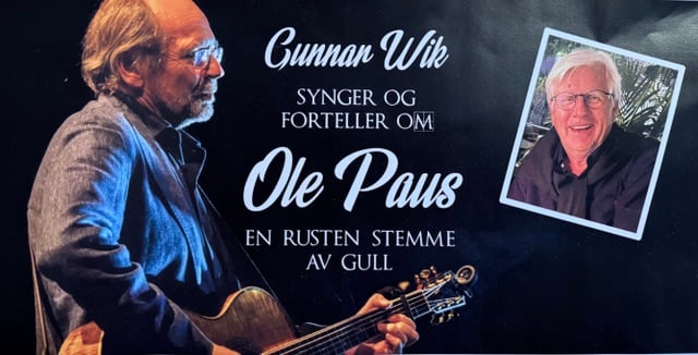 Ole Paus-hyllest i Tunet