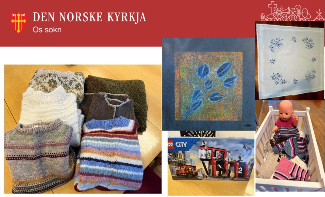 "Strikke-BASAR" 14. februar