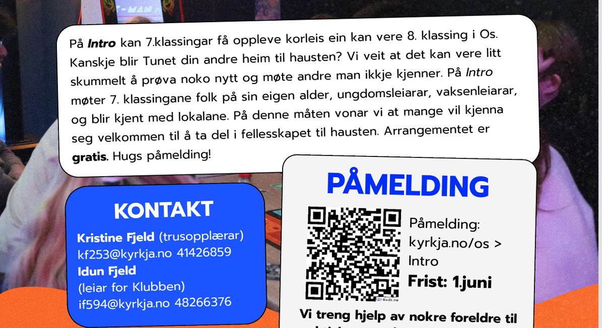 Intro-kveld for 7. trinn