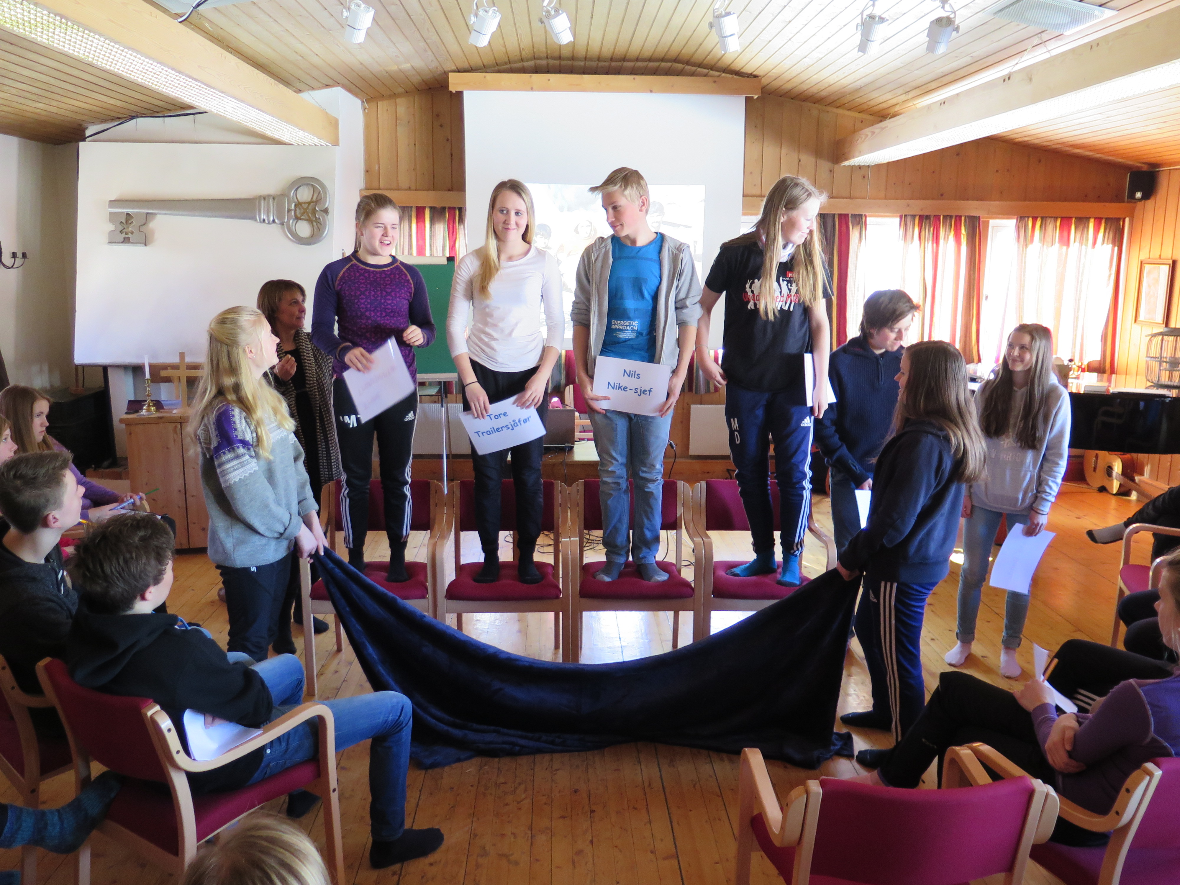 Bildet er fra en tidligere konfirmantleir