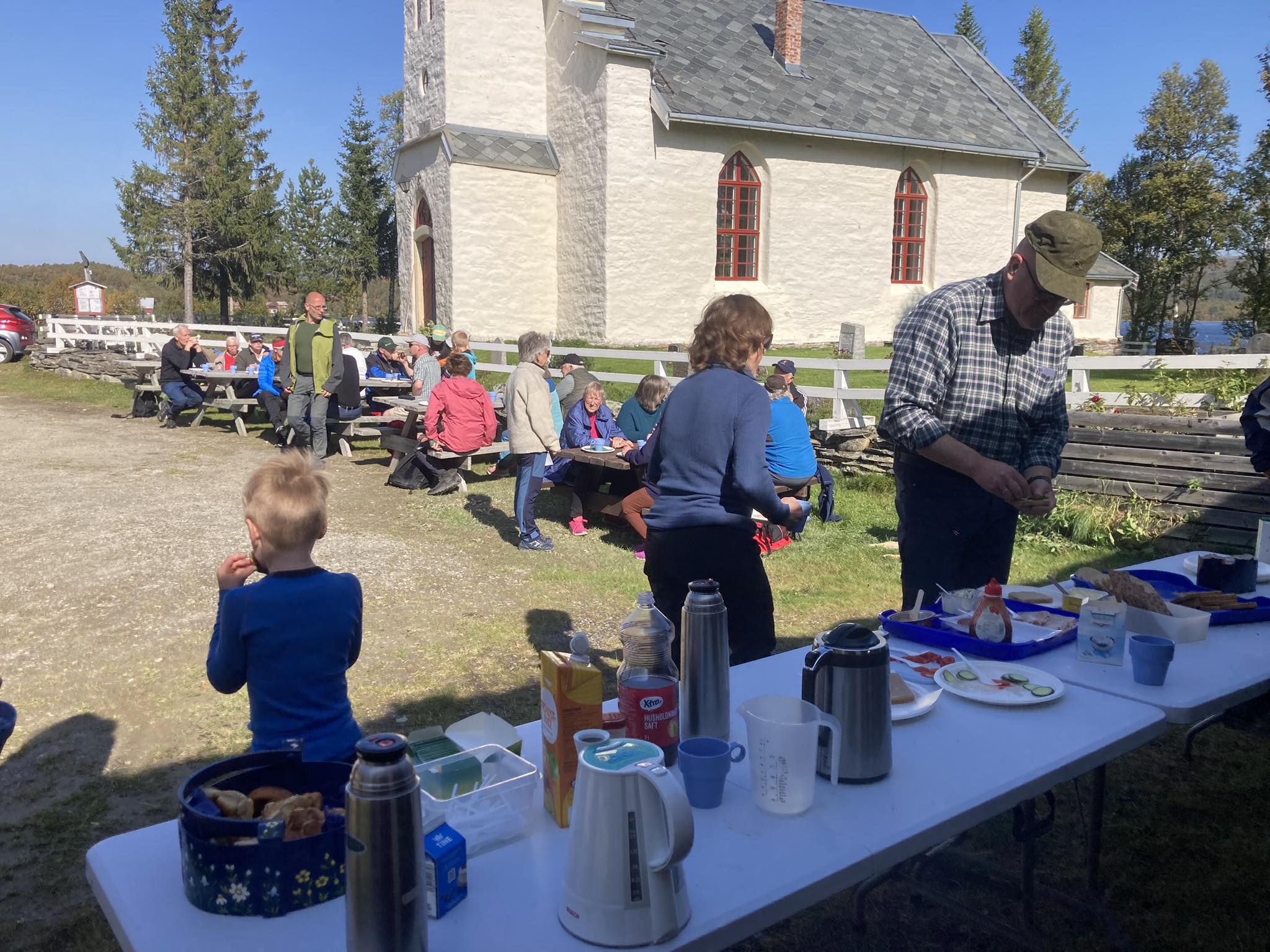 Kirkeveismarsj og gudstjeneste 31. august.