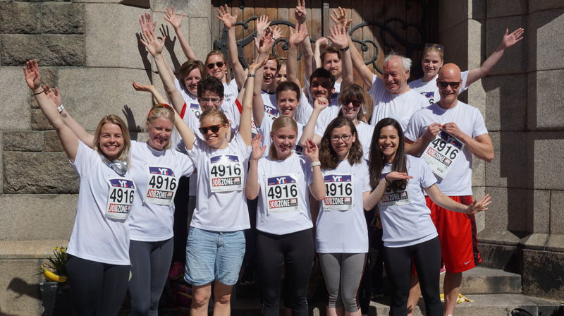 Lørdag er det Holmenkollstafett, og Fagerborg menighet stiller med eget lag.