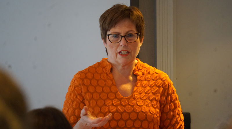 Kirkerådsdirektør Ingrid Vad Nielsen i dialog med kirkevergene og deres administrasjoner i Oslo, Bergen, Stavanger og Trondhjem.